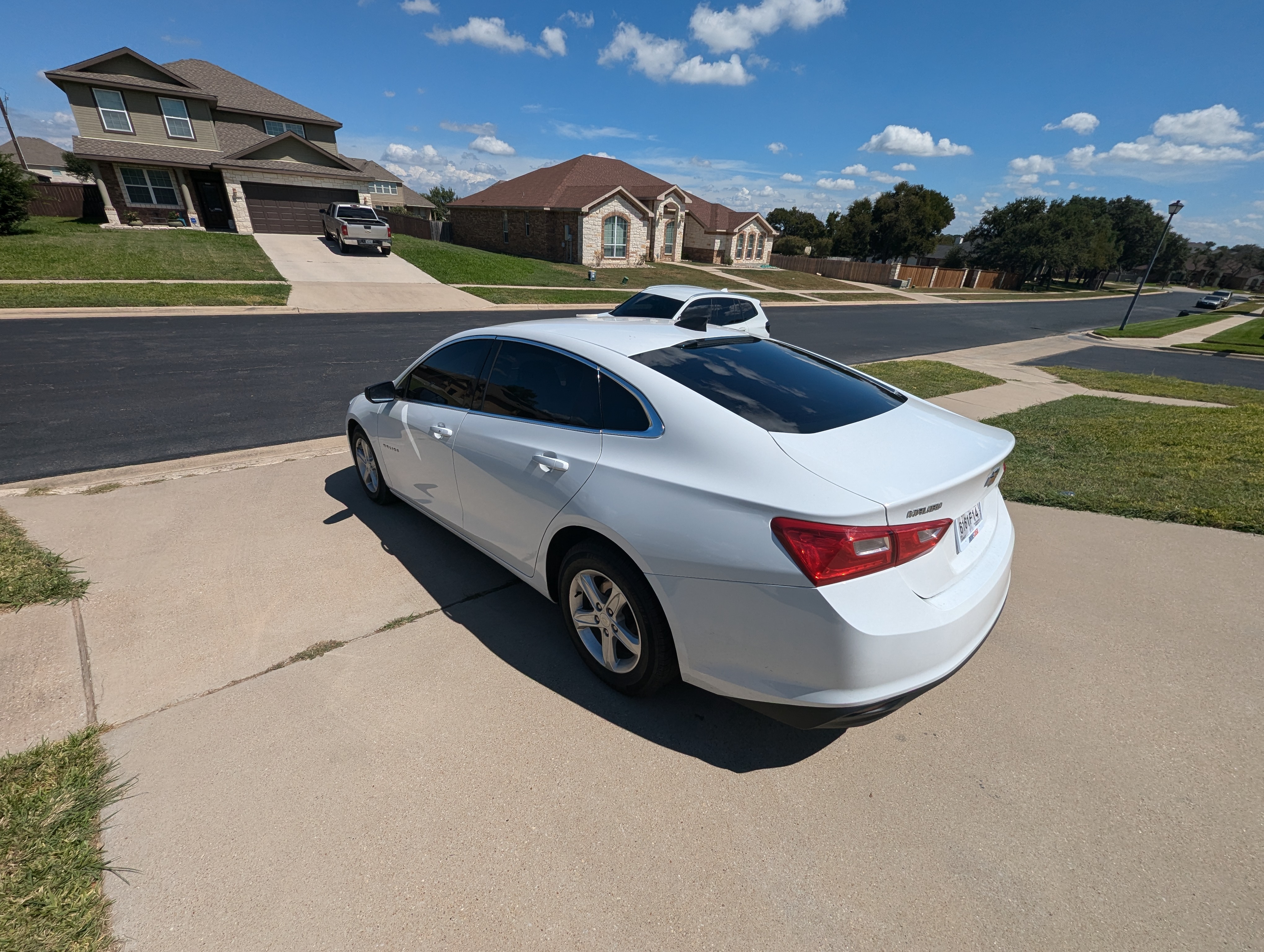 2019 Chevy Malibu interior with Chroma Elite window tint in Killeen, TX